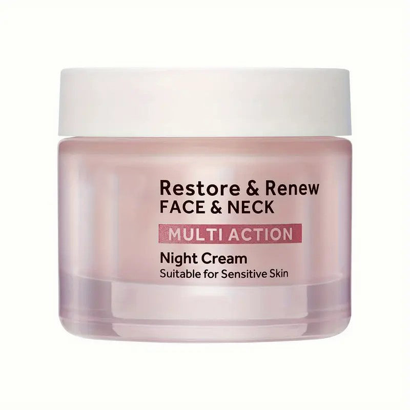 No7 Restore & Renew Crème de nuit multi-actions pour le visage et le cou