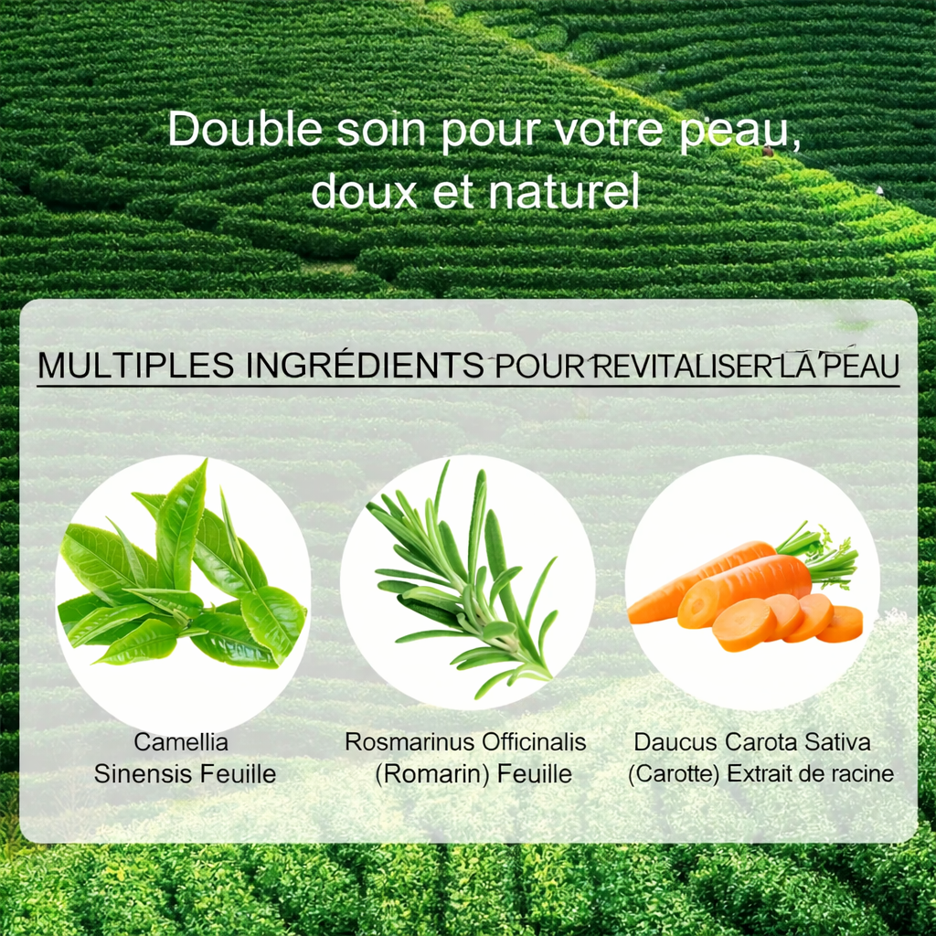Nettoyant visage sans alcool, purifiant pour les pores et hydratant